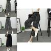 Women High Waist Elastic Striped Culotte Pants With Elegant Wide Leg Flare Design For Casual Wear