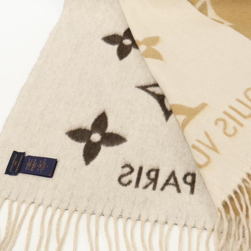 Louis Vuitton [Ausgezeichneter Zustand/Inlandsautorisiert] 2024 Reykjavik Gradient Kaschmirschal M73675 Schal beigeGebraucht