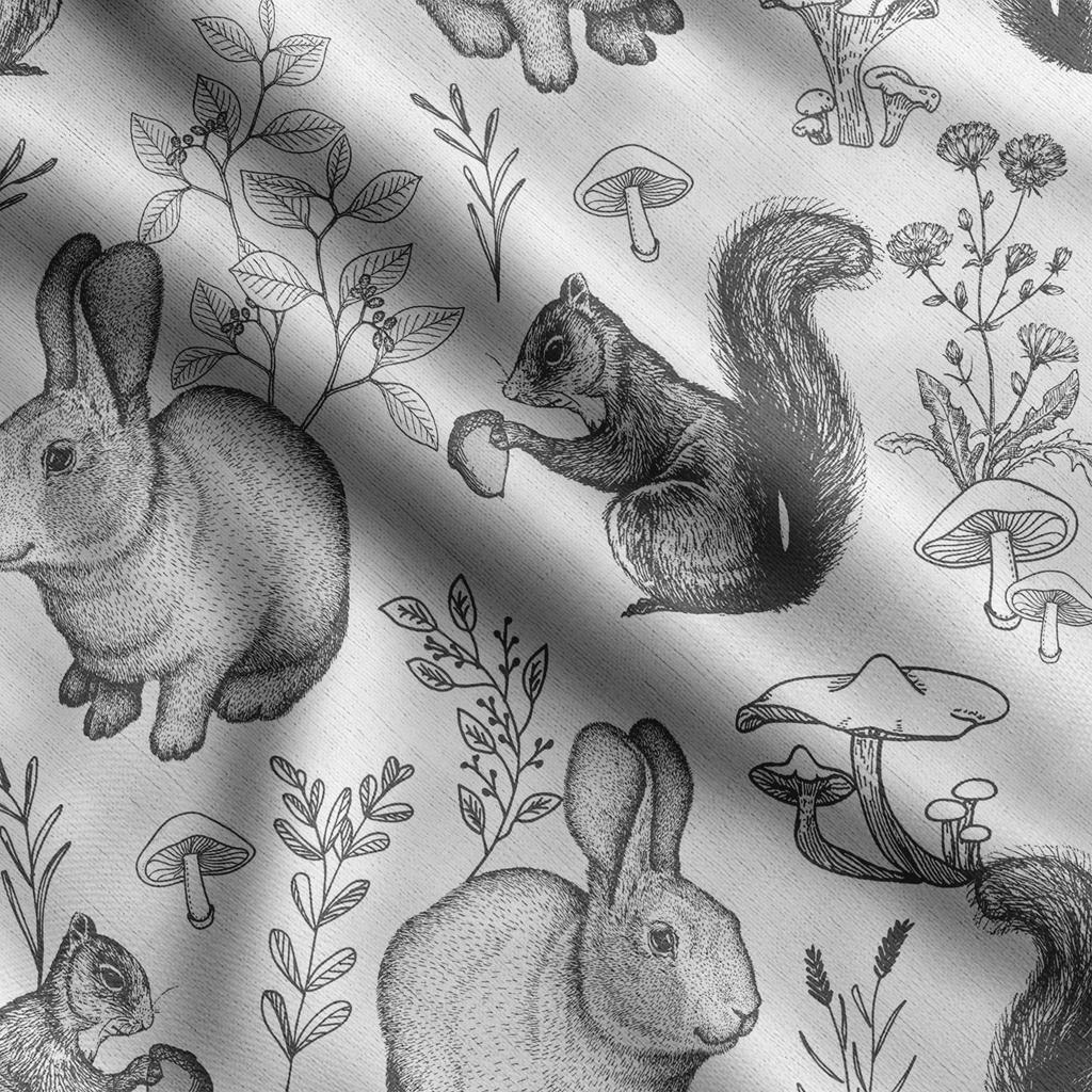 Soimoi Animals Print,  Cotton Cambric, Quilting Fabric Sold by The Yard 42 Inch Wide, Medium Weight Cotton Fabric, Sewing  Supplies,