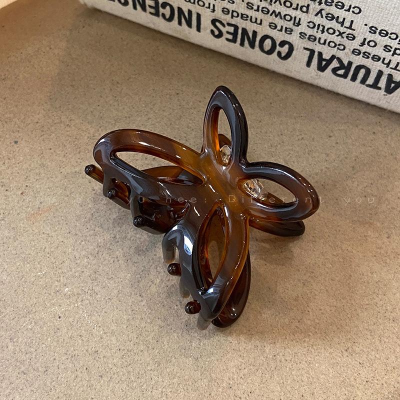 

Заколка для волос Half Tie Женская заколка для затылка Заколка-бабочка Новая заколка-акула Разбитая заколка для волос Advanced Sense Аксессуары для волос 2 PCS