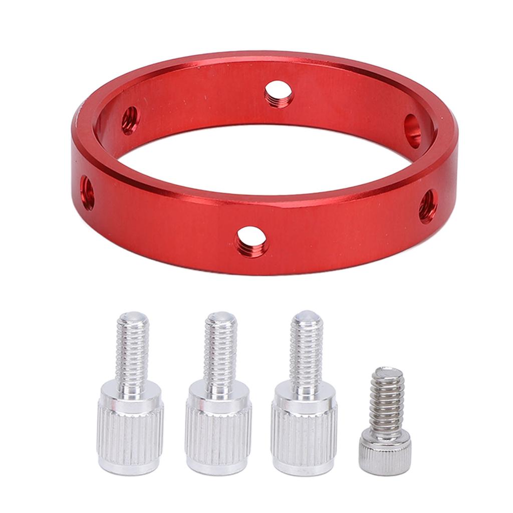 Kovový vodicí dalekohled 6 otvorů 60 mm Celokovový vodicí kroužek se šrouby 1/4 palce a M6 pro 40–60mm Astron