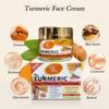 Turmeric Face Cream Brightens Skin Tone Moisturizing Facial Lotion