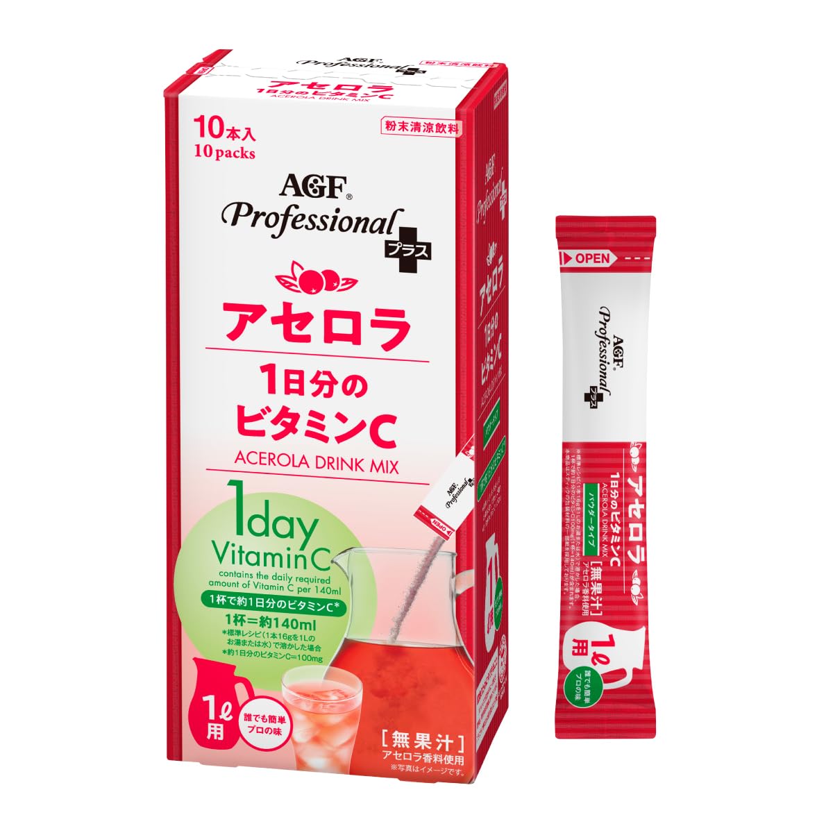 

AGF Professional Plus Acerola 1 стоимость витамина C 1 л 10 бутылок коммерческих дней [Для использования] [Фрукты]
