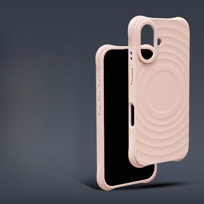 IPhone 16 Cep Telefonu Kılıfı Dalga Işını Sıvı Apple 15 Manyetik Şarj 14pro Dört Köşe Düşmeye Karşı Koruma Kılıfı İçin Uygulanabilir