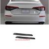 2x Smoked For Honda Civic 2022-2023 Rear Bumper Fog Light Cover Reflector Trim