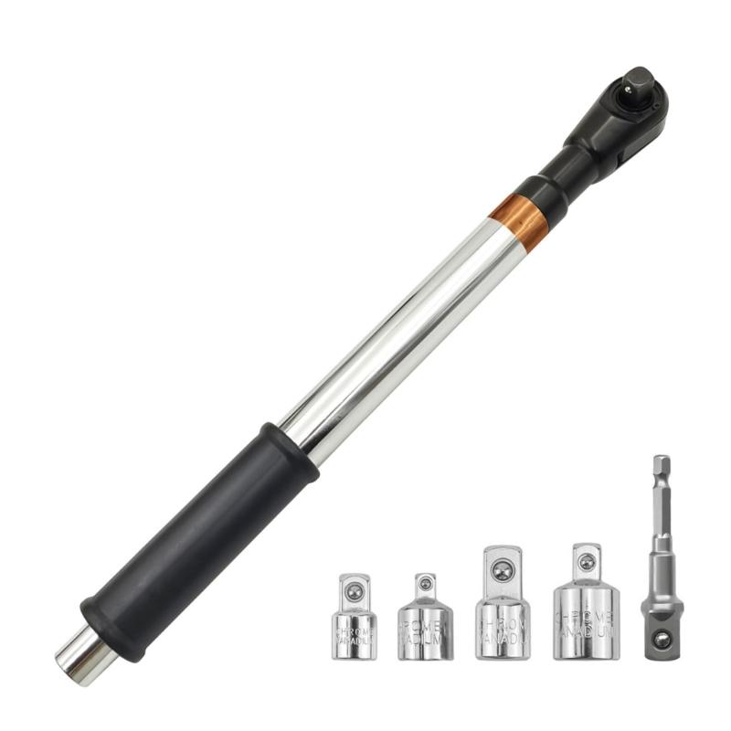 Professional Ratchet Wrench Electric Equipment Suitable Extended Bar High Power Output Comfortable Rustproof Metal