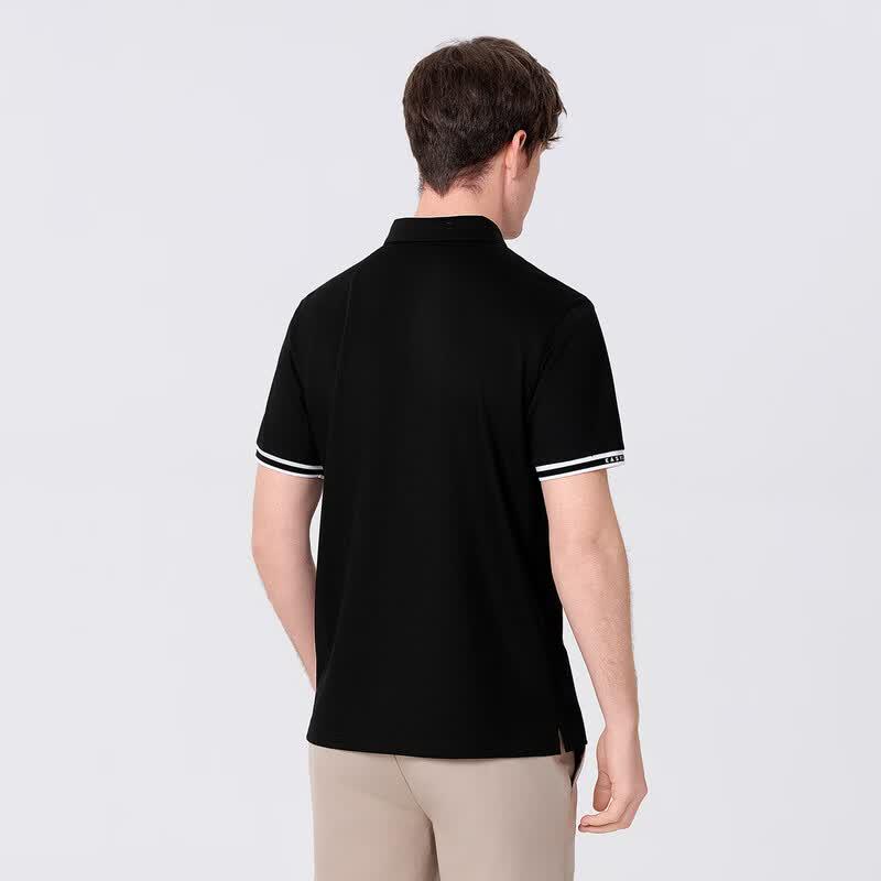Goldlion Men's Breathable Short-Sleeve Polo T-shirt