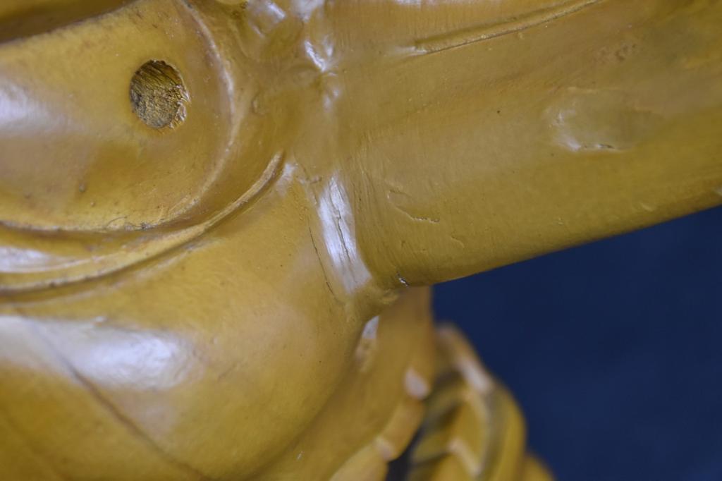 Vintage Traditional Japanese Tengu Mask for Noh / Bicchu Kagura Wall Decor