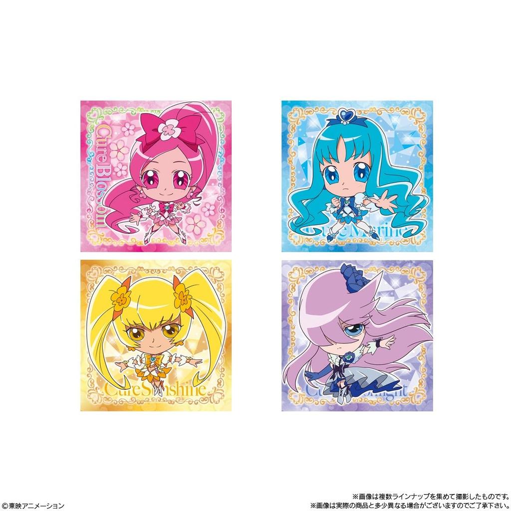 BANDAI Niformation PreCure All Stars Seal Wafers 2 Vanilla Cream Flavor Wafers Candy Toy Set of [Box 20]