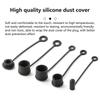 2 Pezzi Coperchio Antipolvere in Silicone Per Spine di Alimentazione Audio di Rete Connettori Speaker Xlr 6.35Mm Tappo Protettivo Impermeabile