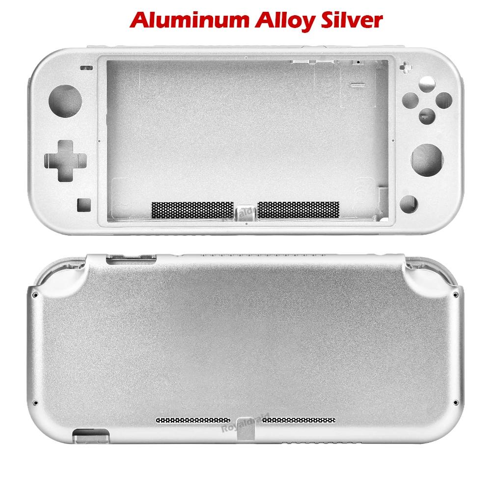7 Colors Aluminum Alloy DIY Housing Replacement Back Plate Housing for NS Switch Lite Game Console Metal Shell Case Cover Access