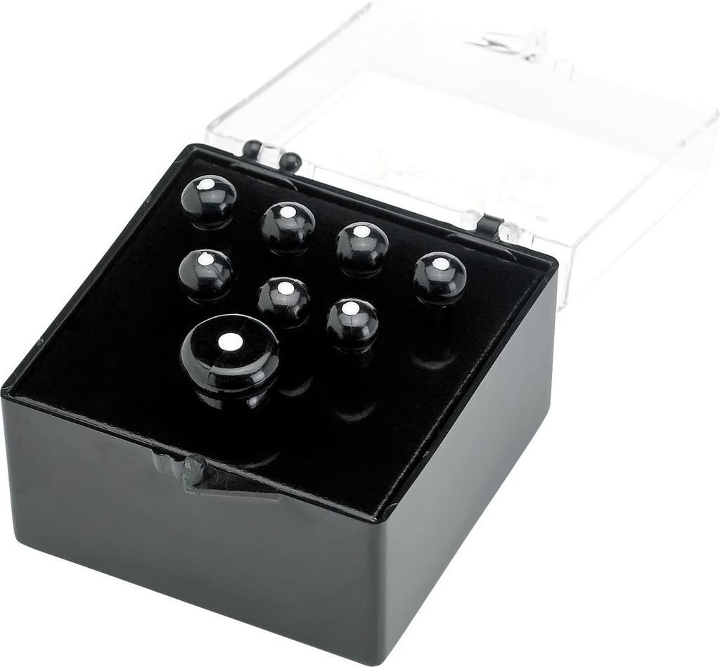 Fender Parts Bridge Pin Black with White Dot Set,