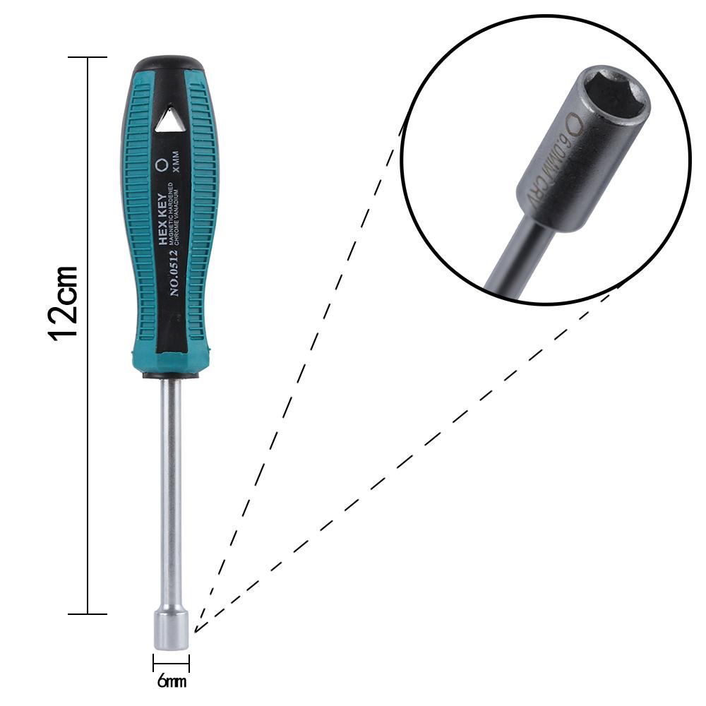 Repair Hand Tool Hex Nut Key  Driver Screwdriver Nutdriver Wrench