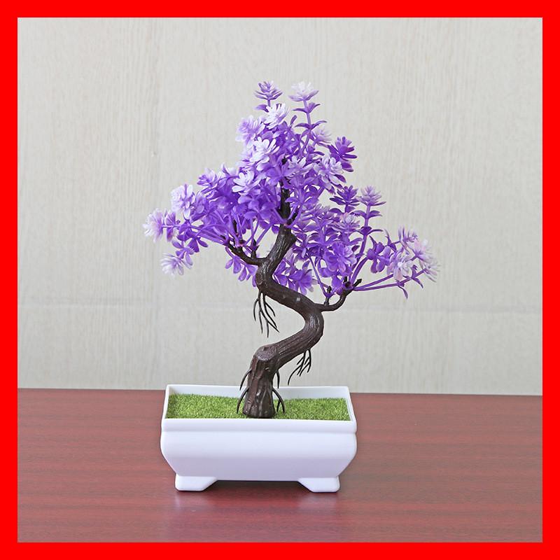 Pine Simulated Trees Artificial Green Plants With Pots Indoor Decoration