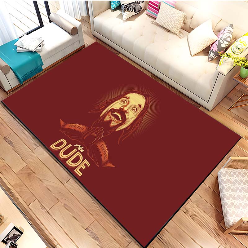 

Classic The Big L-Lebowski Pattern Floor Rug 15 Size Living Room Bedroom Bedside Bathroom Floor Mat Area Rug Living Room Decor 40cm x 60cm
