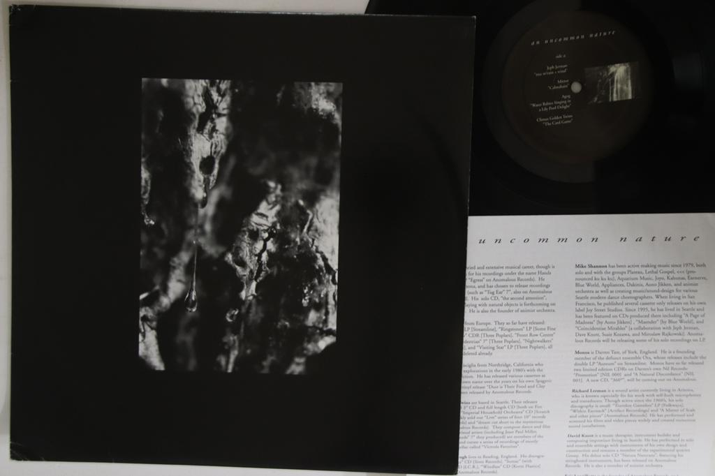 LP Record VARIOUS - An Uncommon Nature NOM6 ANOMALOUS 2001 US Rock Used