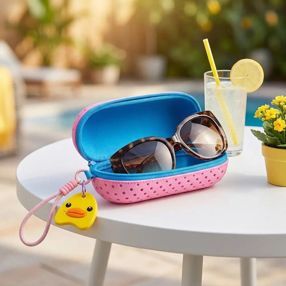 Hollow EVA Glasses Case Breathable Sunglasses Protector Swim Goggle Storage Box  Swimming Equipment