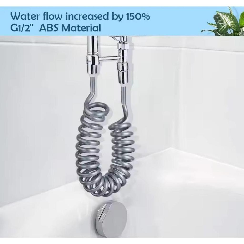 1.5M/2M/3M/5M Spring Flexible Retractable Hose For Shower Head Toilet Bidet Water Pipe Plumbing Spiral Flexible Shower Hose