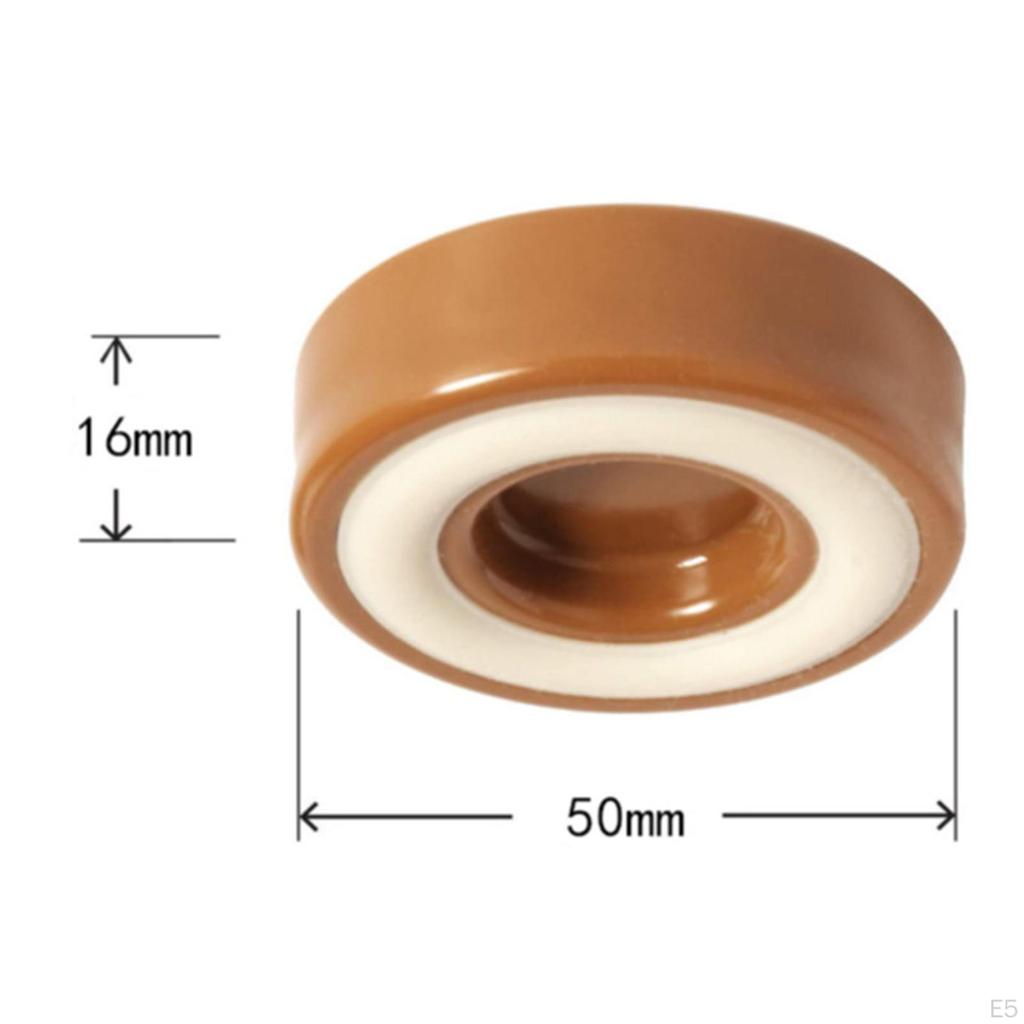 8 Pieces of Non-Skid Furniture Casters Cup Coasters Desk Riser Sofa