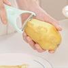 Handheld Kitchen Mandoline Slicer for Vegetables Cheese Manual Onion Cutter Practical Food Cutting Tool with Container