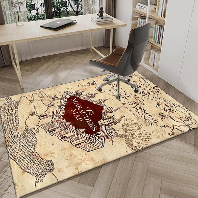 Magic School Adventure Carpet, Chair Rug,Rug for Office Bedroom Living Rooms, Doormat Decor Fan Gift Christmas Gift