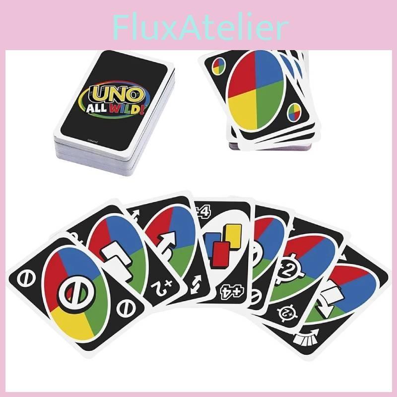 Uno All Wild Poker Card Board Game Family Party Prop Educational Gifts Toys