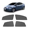 New Prius 30 Series Mesh Ventilated Side Car Sunshades for PRIUS 30 Insect Custom 4 Panels Curtains, Magnetic, Light-Blocking, Visors, (ZVW30/ZVW35),