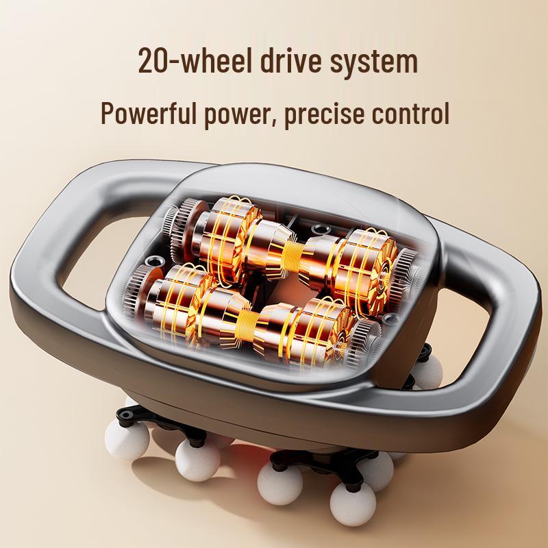 12-głowicowy masażer pistoletowy LCD do głębokiego rozluźnienia całego ciała