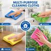 Microfiber Cleaning Cloth Absorbent Dishwashing Towel Reusable Household Cleaning Rag for Kitchen Bathroom Table Window Car Use