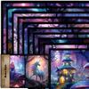 Retro Deep Sea Dream Paper Set - 10 Sheets of Dreamy Animal Patterns for Journal Decoration