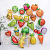 Special-Shaped Vegetable Fruit Aluminum Film Balloon Broccoli Orange Carrot Tomato Fruit And Vegetable Theme Decorative Balloon