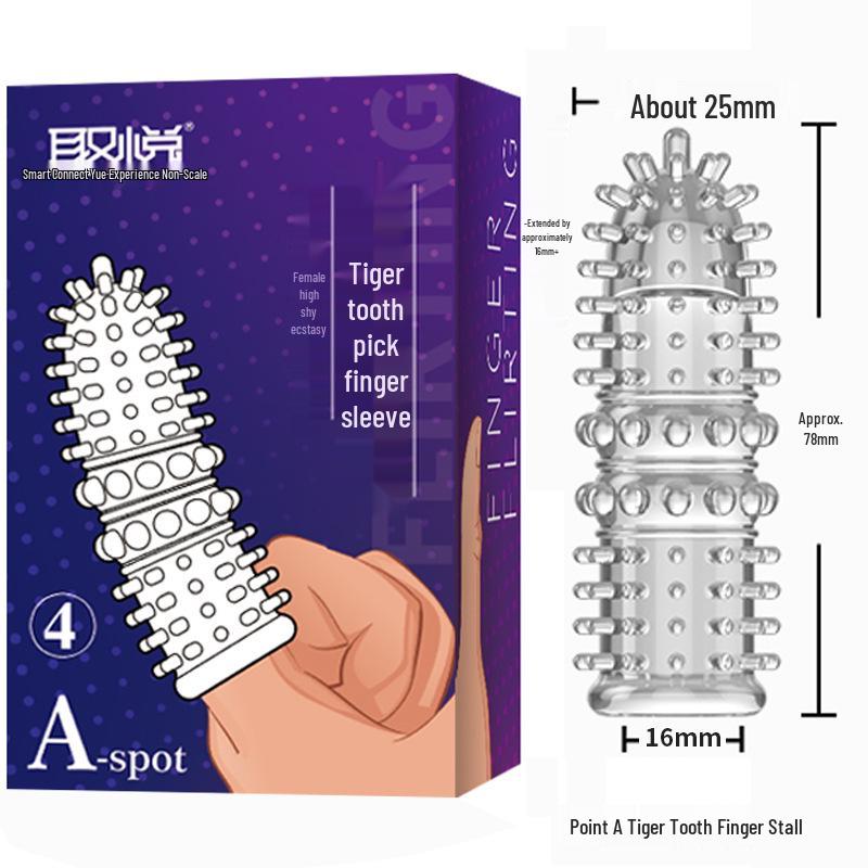 A Spot & G Spot Finger Cot: Exciting Magic with Tiger and Wolf Tooth Design