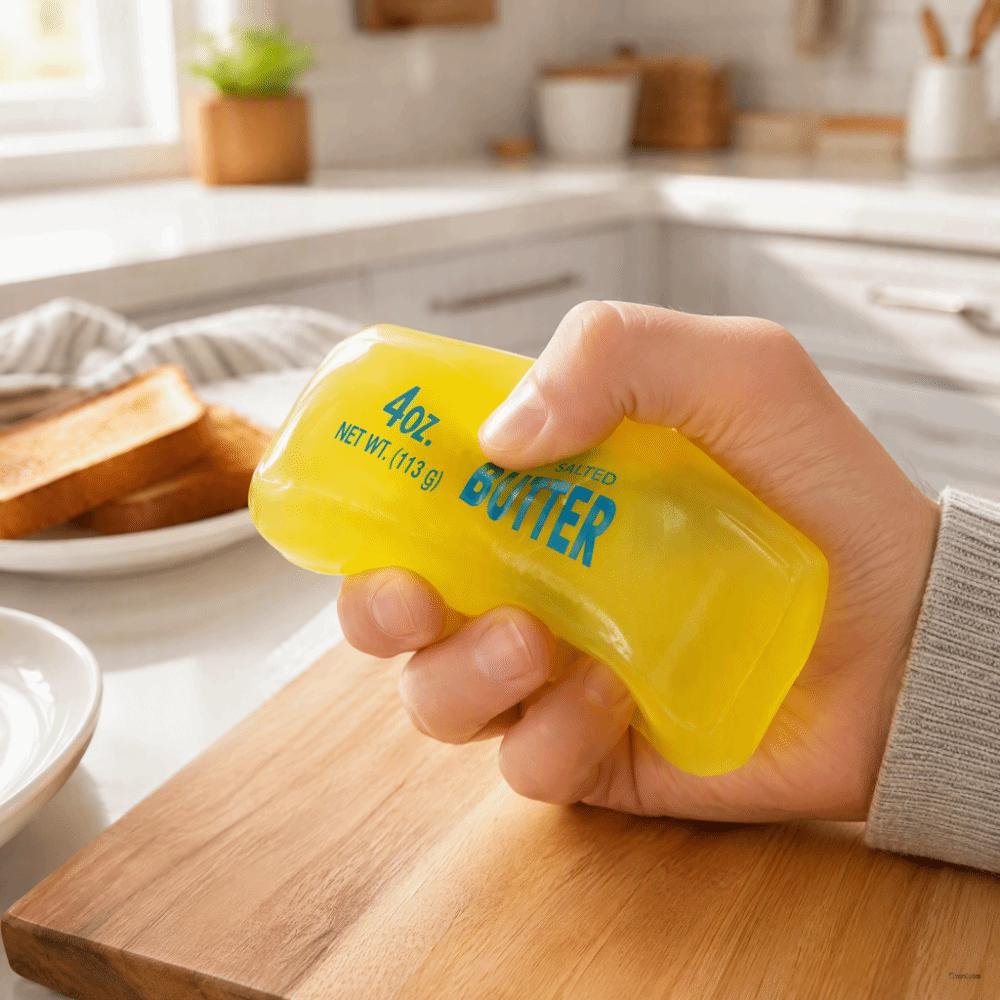 No Rebound Butter Stick Squeezable Toy Soft Feel Butter Stick Fidget Toy Sensory Toy