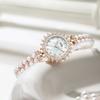 Light Luxury High-End Fritillary Surface Printed Women'S Watch, Small Exquisite Fashion Pearl Bracelet Watch