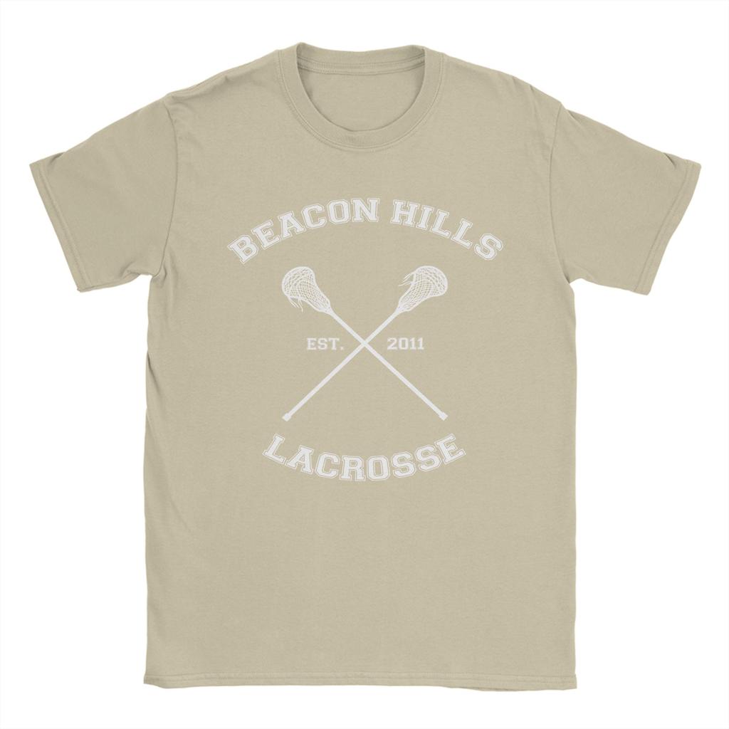 Vintage Beacon Hills Lacrosse team Teen Wolf T Shirt For Men Women Cotton Short Sleeve  O-neck Summer Tops Shirts