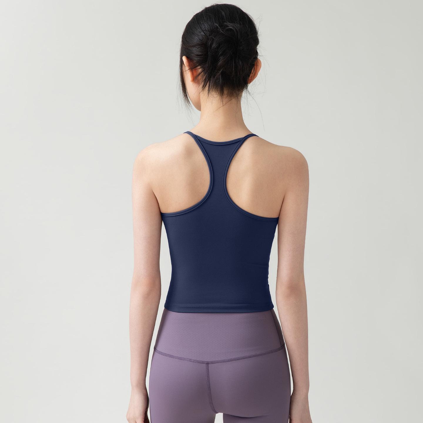 Women s Quick-Dry Racerback Sports Bra - Breathable, Shockproof & Elastic for Yoga and Fitness