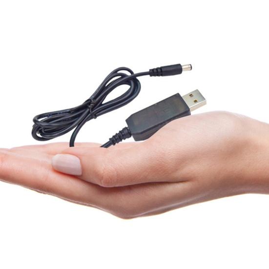 USB DC 5V To 8.4V/9V/12V 5.5x2.1mm Male Plug Power Supply Step-up Adapter Cable