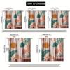2pcs   Boho Sun Moon Leaves Curtain   Modern Abstract Art Curtain for Bedroom   Living Room   and Room Drapes
