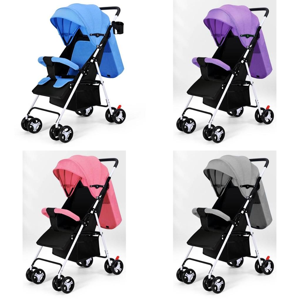 Stroller Baby Stylish In Soft Colors Comfortable Transport Folding Convenient