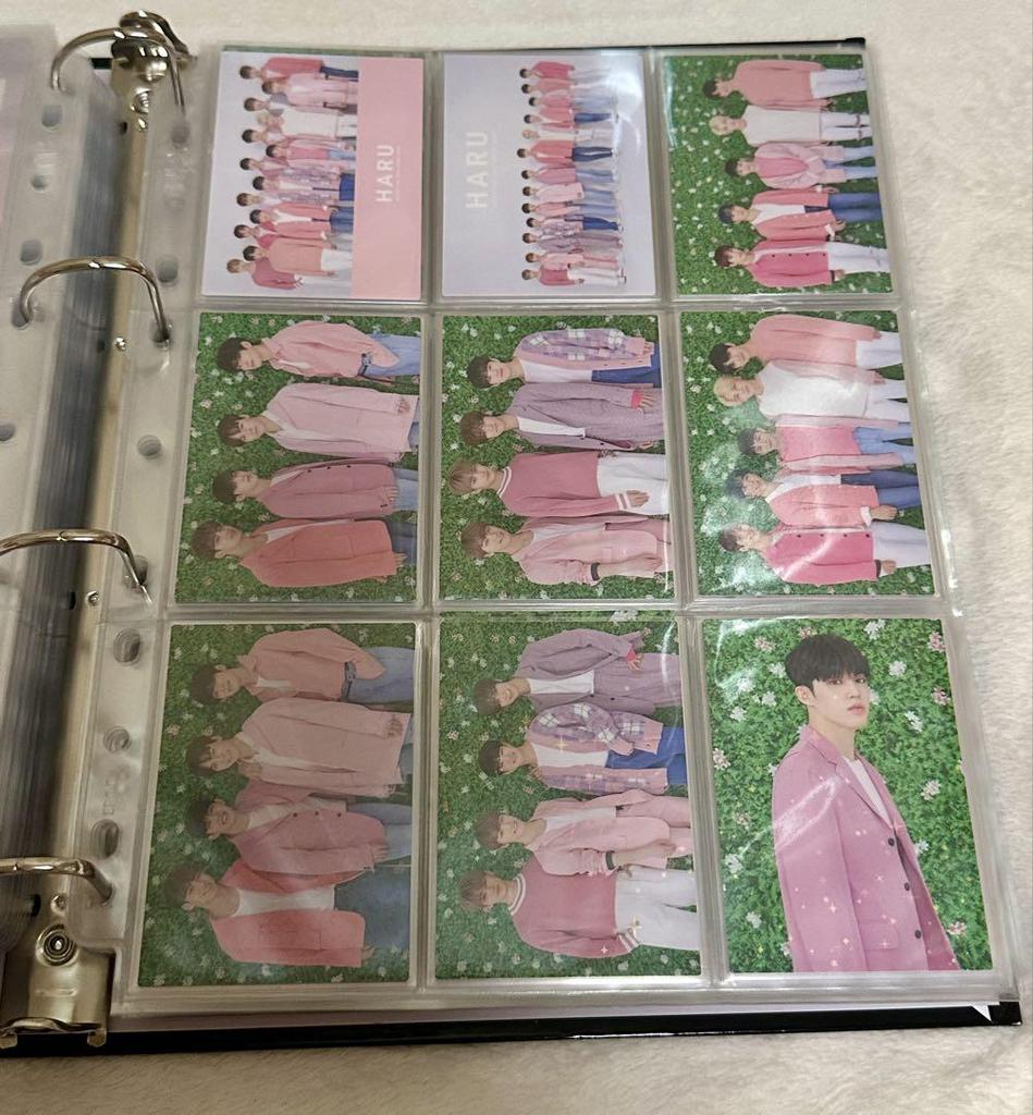 [USED] Anonymous Shipping SEVENTEEN HARU Con Trading Cards Complete Set of 131