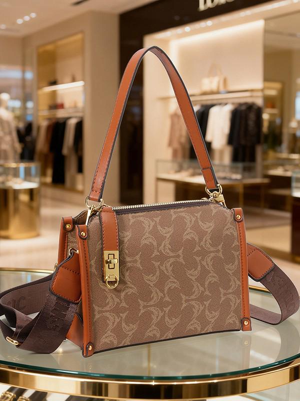 Borsa a Spalla e Crossbody da Donna Monogramma Retrò 2026 - Moda Europea e Americana