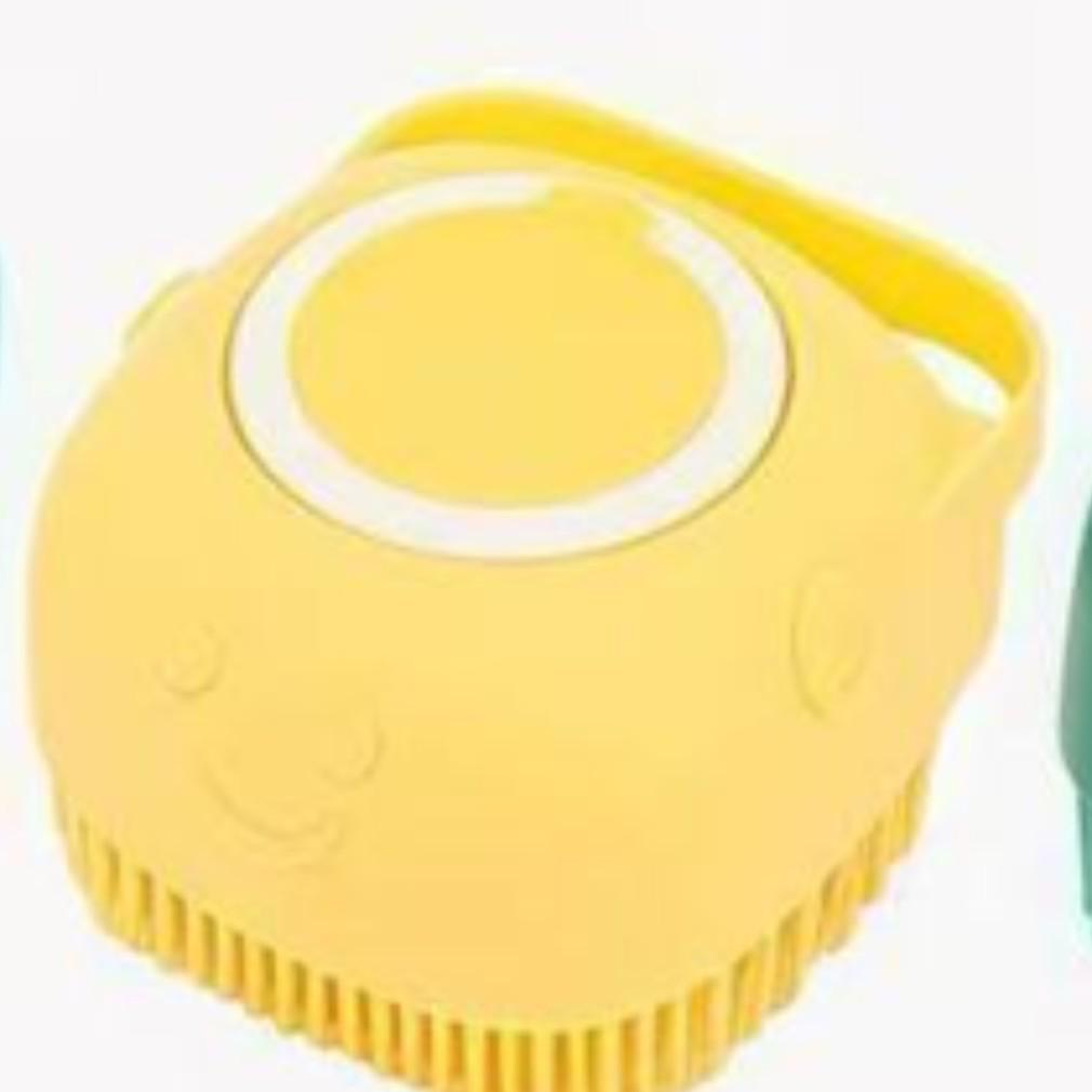 Silicone Universal Bath Brush for Pets and Babies with Liquid Dispenser