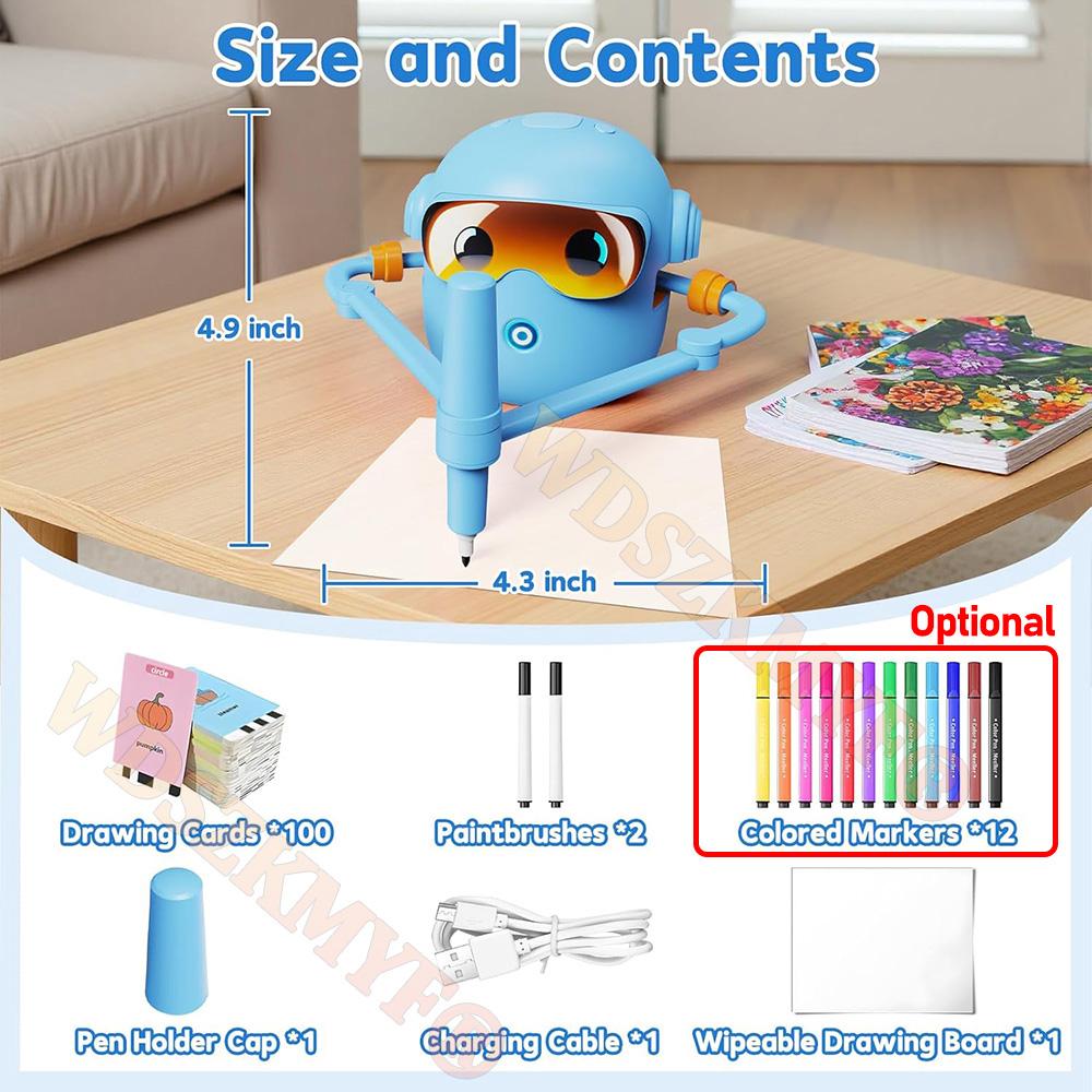 Automatic Intelligent Drawing Robot Enlightenment Intelligent Drawing Robot Teaching Aid Educational Early Childhood Machine Toy