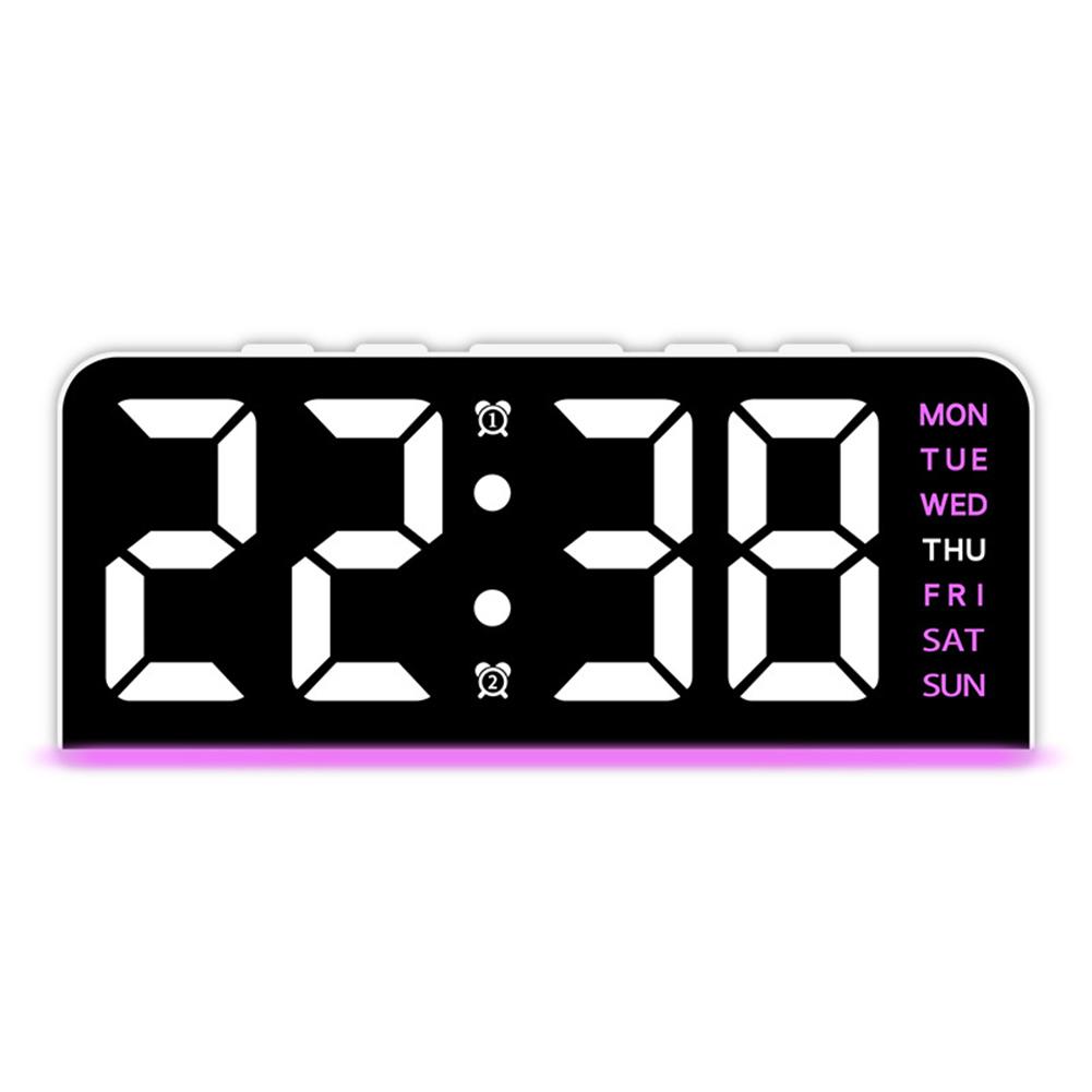 Digital Alarm Clock Adjustable Brightness Clock Bedroom Decor Multi-Function Alarm Reliable Timekeeping For Bedroom