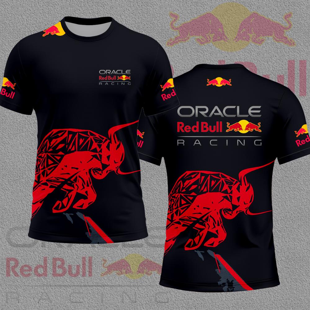 

Команда Red Bull Racing Водій 1 Чоловіча футболка Літня з коротким рукавом Жіноча футболка Повсякденна Спортивна Дитячий одяг Верх XXS