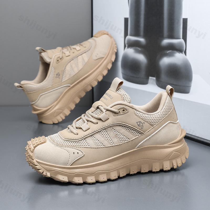 Klobige Sneaker Lässiger Sneaker Herren Laufschuhe Atmungsaktives Mesh Bequeme Plattform Designer 2025 Rutschfester Sportschuh