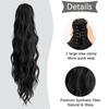 MERISIHAIR Synthetic Ponytail Extension Claw Curly Wavy Clip In Hairpiece Ponytail Hair Extensions Long Pony Tail For Women