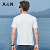 Antonio Herren Wolkenkomfort Seidenmischung Kurzarm-T-Shirt