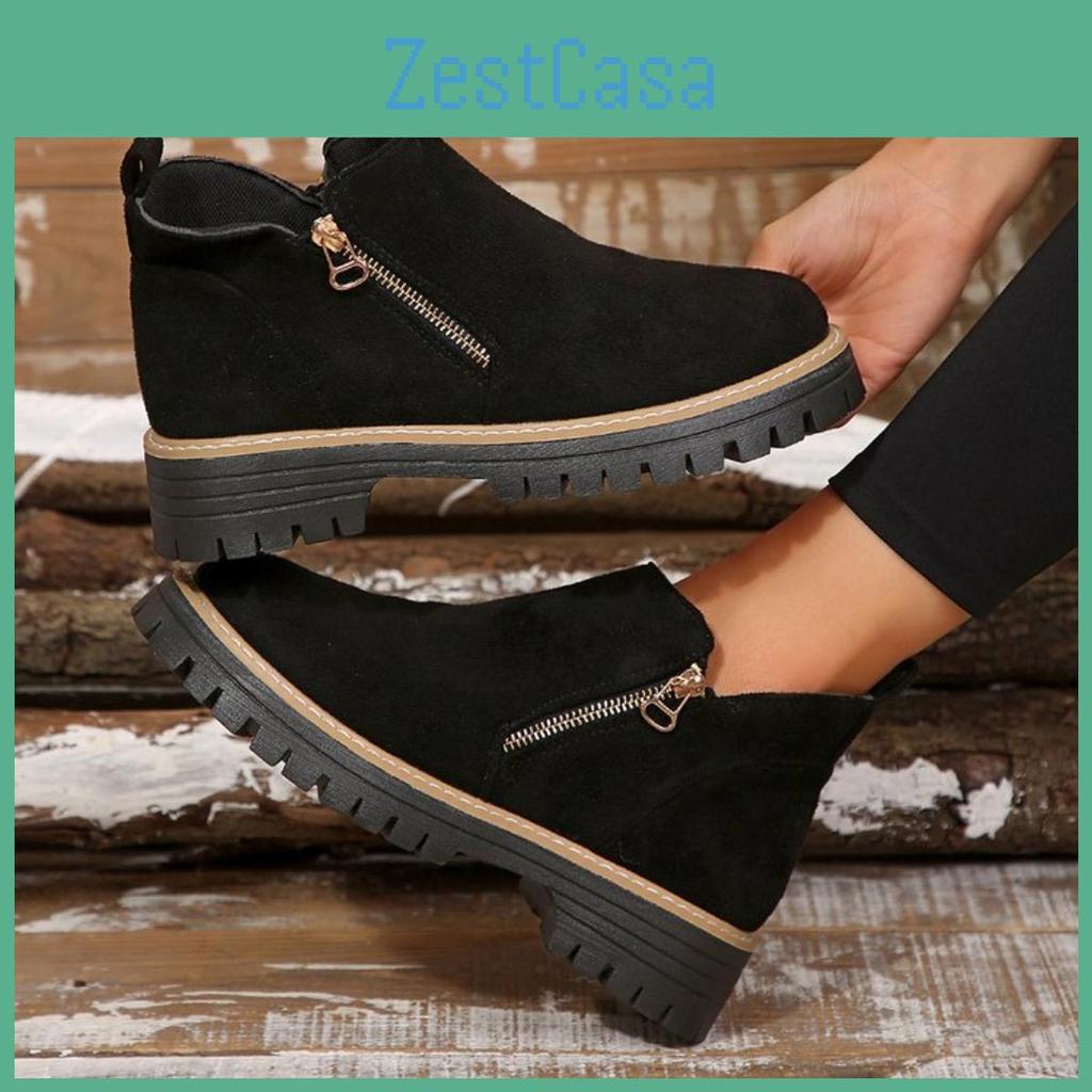Boots Large For Casual Short Women High Top Casual And Fashionable Short Boots For Women In Autumn And Winter Casual Single Shoes For Women