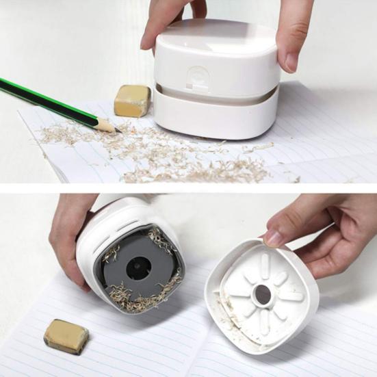 Mini Portable Desktop Vacuum Cleaner Dust Table Keyboard Sweeper for Home Office